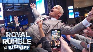 Cody Rhodes and Michael Cole’s EPIC crowd surf: Royal Rumble 2025 Kickoff