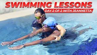 How to Swim with Jonny Rocket | Jeanette Learns to Swim in 2 Days! | Adult Beginner Lessons