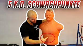 Wie schlägt man einen schnell KO? 5 Schwachpunkte für einen Knockout Treffer - RINGLIFE