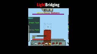 Light Bridging |#tsr #minecraft #yotubeshorts #bridging #gaming #youtube