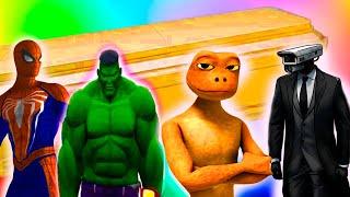 DAME TU COSITA VS SKIBIDI TOILET VS HULK VS GREEN ALIEN MAGIC DANCE VIDEO 2024