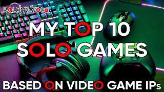 My Top 10 Solo Board Games (Based on Video Game IPs)