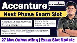 Accenture Biggest Update | PADA Exam Slot | New Onboarding : 27 Nov | Accenture 2024 Hiring Process