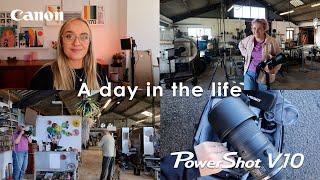 VLOG | Behind the scenes filming for Canon's NEW launch - featuring the Powershot V10!