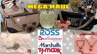 Compré MUCHÍSIMAS cosas en ROSS, BURLINGTON, MARSHALLS y TJMAXX️Mega GIRLY haul