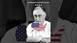Strongest Countries in 1945 #history #geography #military