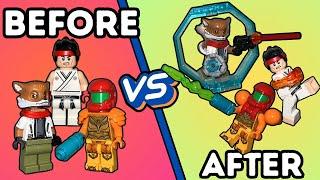 I Upgraded My LEGO SUPER SMASH BROS Minifigures!