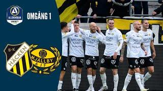 BK Häcken - Mjällby AIF | Höjdpunkter | Allsvenskan 2024 Omgång 1