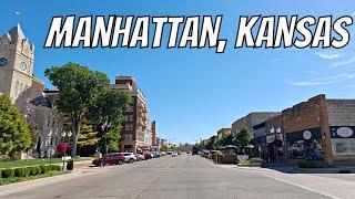 Manhattan, Kansas! Drive with me in a Kansas town!