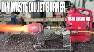 DIY WASTE OIL JET BURNER || Sek Austria