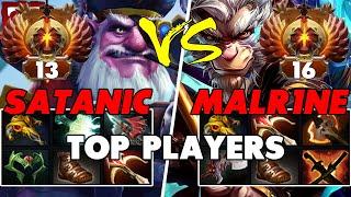 SATANIC (SNIPER) Mid vs MALR1NE (MOKEY KING) Carry - Battle Of Top Dota 2 Players - Z Dota 2 Channel