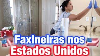 FAXINA NOS ESTADOS UNIDOS | LIMPAMOS UMA CASA VAZIA | LIMPEZA PESADA | VIDA DE FAXINEIRA NOS EUA