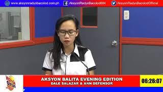 Aksyon Balita Evening Edition  with Aksyon Dale Salazar and Ann Defensor No Copyright Infringement I