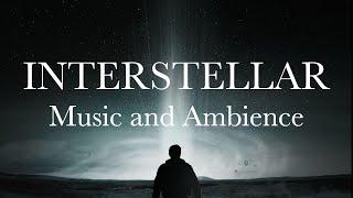 Interstellar | 1 Hour Soft Rain Ambience with Theme