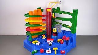 12 Minute ASMR toy unboxing Multi-layer car track adventure toy | Toy review