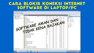 Cara Mudah Blockir Program dengan Firewall !! cara blokir koneksi internet di laptop windows