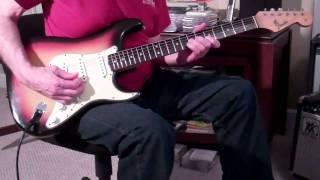 Sliding 6th Chords over a  12 Bar Blues Chord Progression in the Key of A