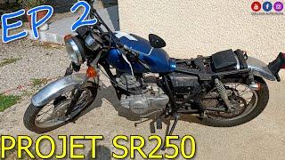 PROJET SR250 : Ce qu'il FAUT FAIRE - EP 2 #vam #restauration #moto