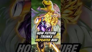 How Future Trunks DEFEATED Majin Buu #dragonball #goku #dbz
