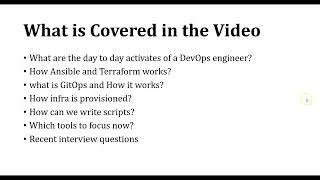 DevOps day to day activites | What and How GitOps works | Terraform for IaaS in Real-world |