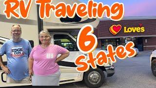 RV  Road Trip a Week in 6 States | USA  Rest Area Tour | Becky Preparing Coffee & Breakfast ️