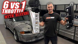 6 vs Single-Throttle - Which One is Better on 1000hp RB26? - Motive Garage R32 Skyline GT-R