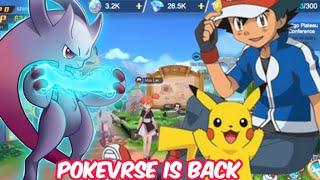 POKEVRSE IS FINALLY BACK | FREE  POKEMON GAME WITH GOOD GRAPHICS | ated playz