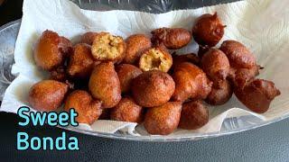 Quick Snack Recipe with Wheat Flour | Easy Recipe | Sweet Memorie Sweet Bonda | #sweetbonda