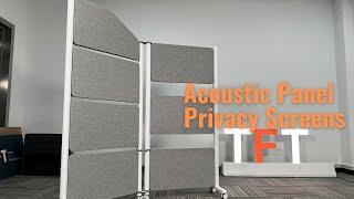 TFT Acoustic Panel Privacy Screens In Office