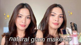 EASY NATURAL GLAM MAKE-UP FOR ANY OCCASSION  (Tips for a non-cakey make-up!)