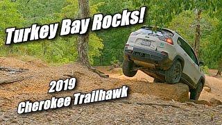 Turkey Bay Downhill Rocks, Jeep Cherokee Trailhawk 4x4, Offroad