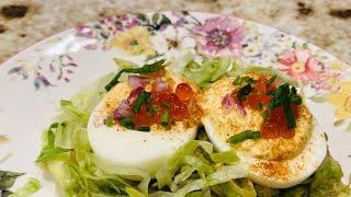 Easter Dinner: Deviled Eggs Appetizer!