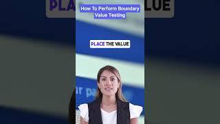 How to Perform Boundary Value Testing  #testing #softwaretesting #shorts #ytshorts