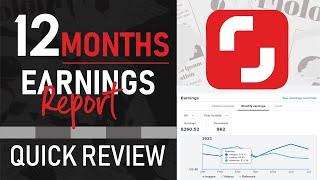 Shutterstock Earnings Guide with pro designer Contributor Earnings 12 Months Report Earning Proof