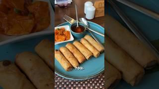 Rs.700 ke Spring Rolls vs Rs 60. ke Spring Rolls || Cheap Vs Expensive Food in Delhi 