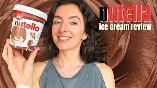 trying THE Nutella ice cream - Nutella gelato review (new!)