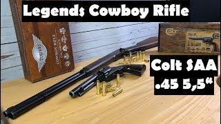 Umarex Legends Cowboy Rifle and Umarex SAA .45 5,5“ Colt - Full Review and shooting