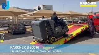 KARCHER B 300 RI Scrubber Sweeper - Diesel Operated