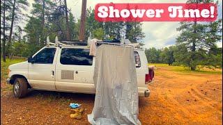 Van Life Testing a New Way To Shower