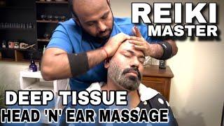 Reiki Master Deep tissue head massage, Ear massage, back massage to relax Imsomnia n Anxiety #ASMR