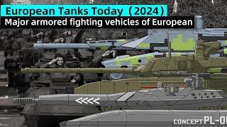 European Tanks Today(2024):Tanks and armored combat vehicles from 30+ European countries