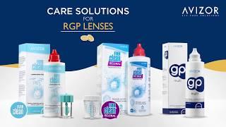 Care solutions for RGP lenses