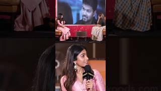 RASHMIKA MANDANNA AND THALAPATHY VIJAY CUTE SPEECH||#shorts #shortstamil #t67