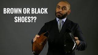 Brown Vs Black Shoes/ How To Know When To Wear Black Or Brown Dress Shoes