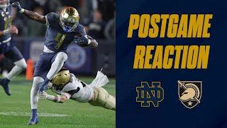 Notre Dame football vs. Army Black Knights postgame reaction show | Irish get another BIG win