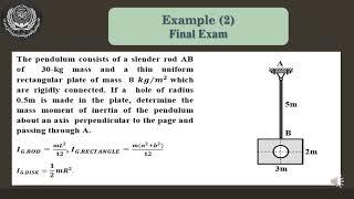 Eng   Mechanics 1   BA141   Week 13   Section