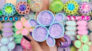 Relaxing ASMR Soap Art: Crushing Colorful Soap, Cutting cubes, and Creating with Glitter and Foam!