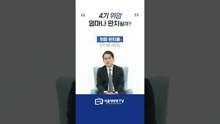4기 위암 얼마나 완치될까? #1분건강