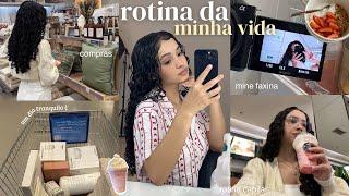 ROTINA: um dia na minha vida| faxina, compras, pets, rotina capilar, dia tranquilo🫧