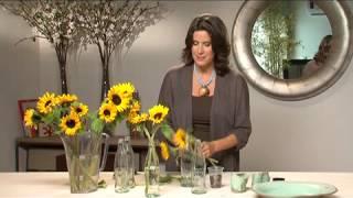 Party Design ideas - Floral Arrangements with Sunflowers, Iris Rosin
